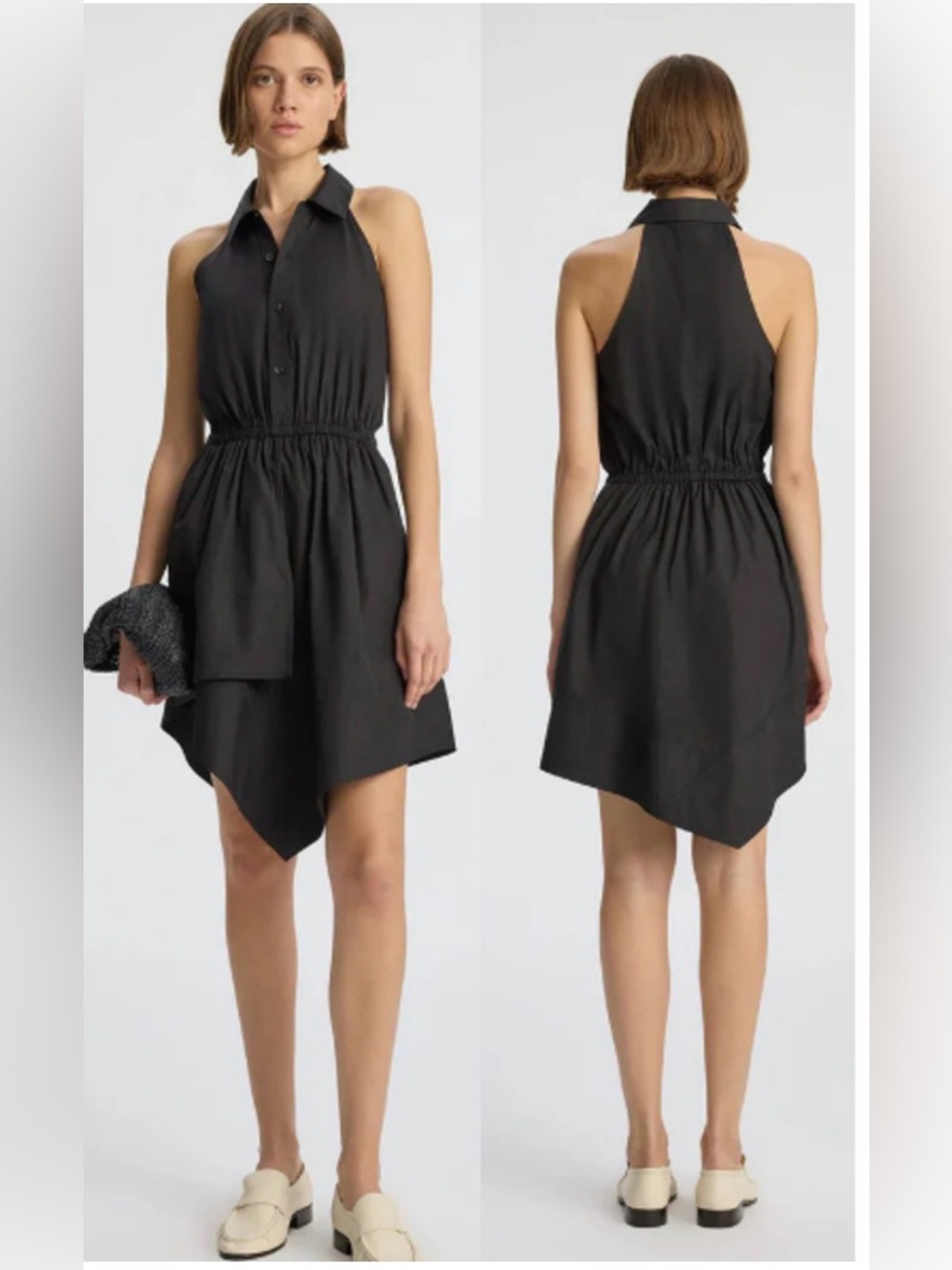 🇺🇸A.L.C. Aria black poplin dress